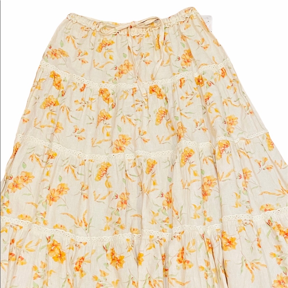 LoveShackFancy*Lyla Floral Midi Skirt*S*$450 - Picture 5 of 7